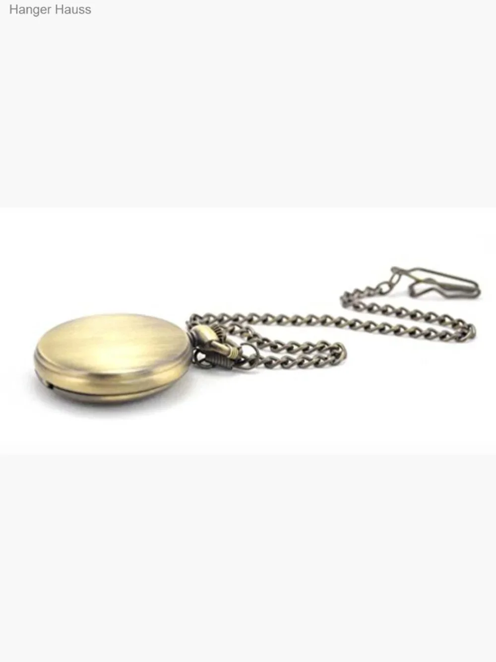 Personalized Engraved Pocket Watch with Chain for Dad Grandpa